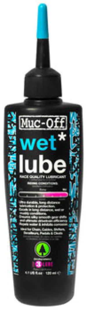 MUC-OFF Bio Wet Bike Chain Lube - 120ml, Drip