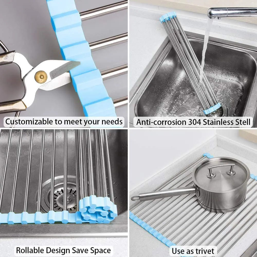 Multi Purpose Roll Up Dish Drying Rack