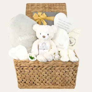 New Baby Gifts Basket Barnaby Bears Big Welcome