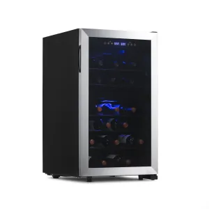 Newair® 43-Bottle 18.9" Stainless Steel Freestanding Dual Zone Wine Fridge