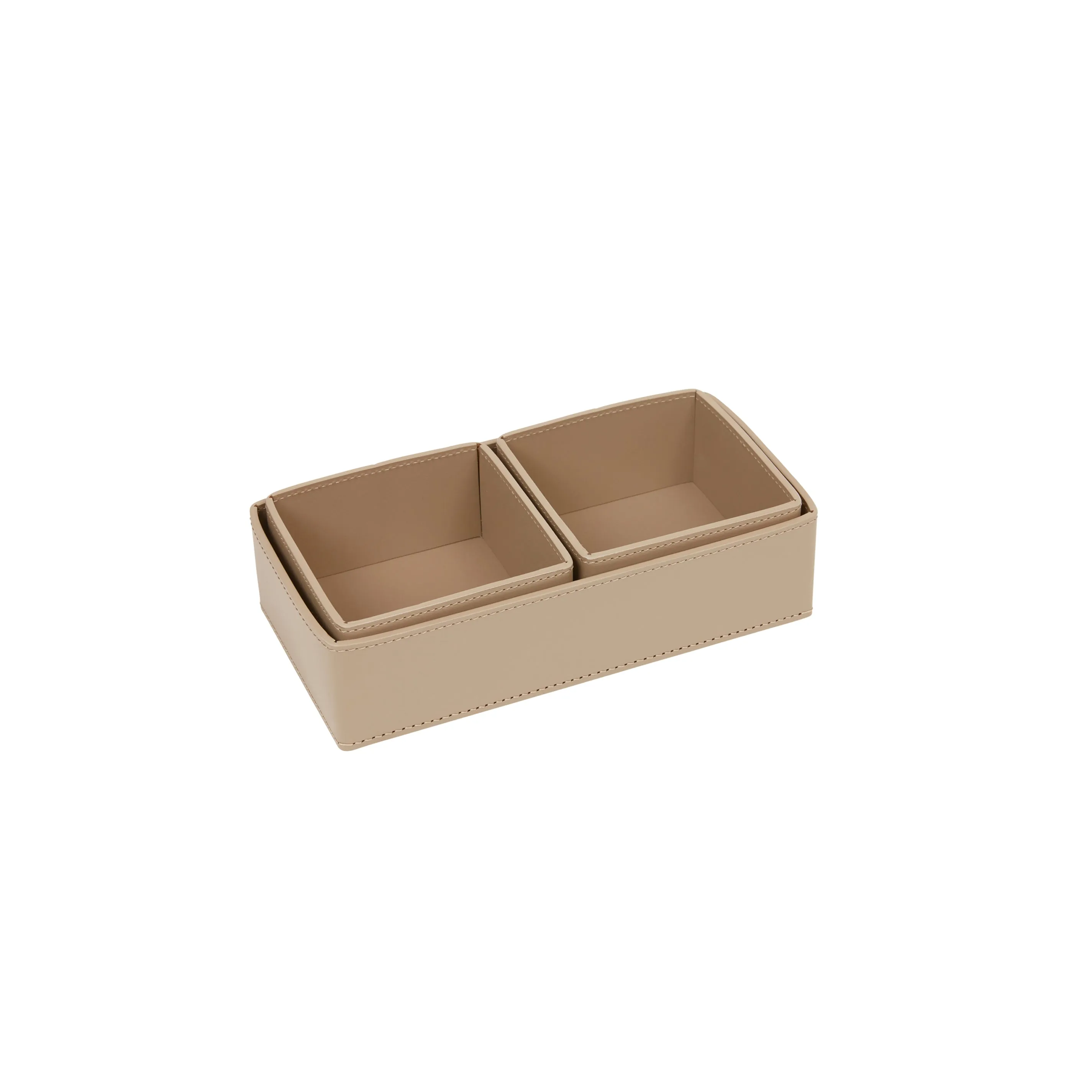 Omega Tris Valet Tray Set of Three Mud