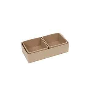 Omega Tris Valet Tray Set of Three Mud