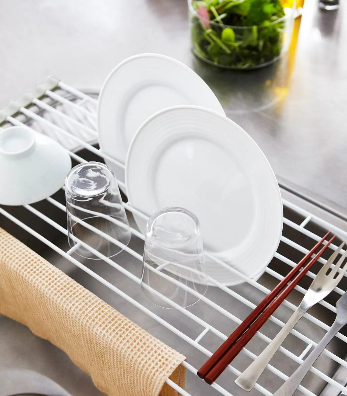 Over-the-Sink Dish Drainer - Steel