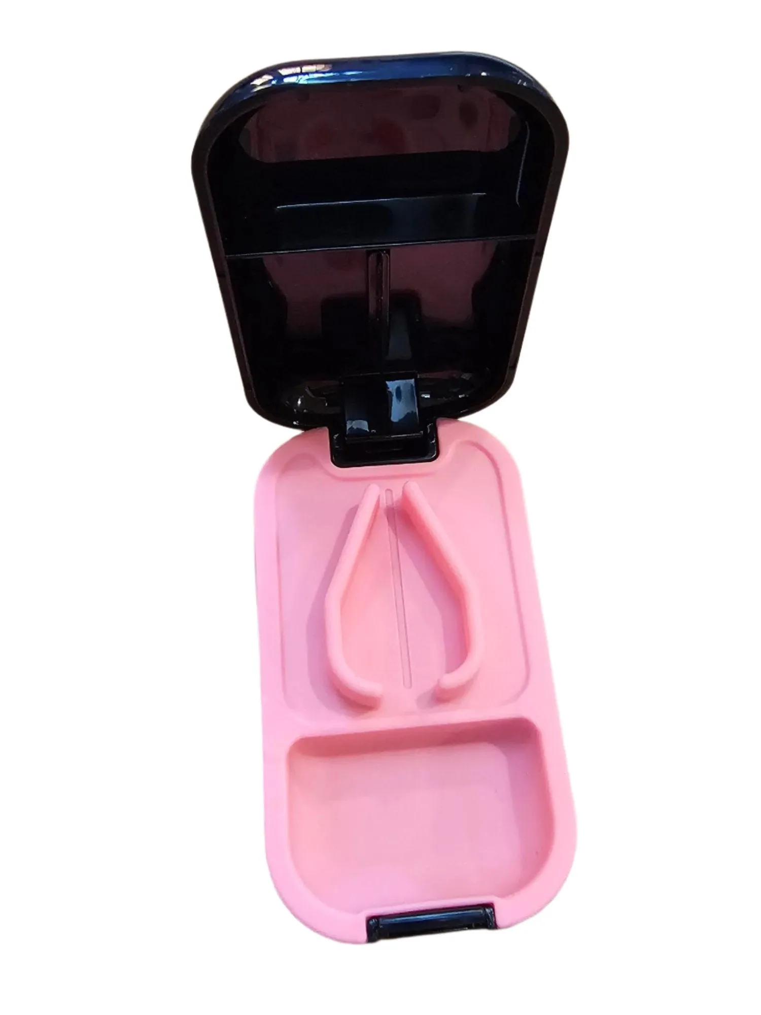 Pill Splitter Cutter Dispenser Solid Color Blue / Pink  SPLITBLK