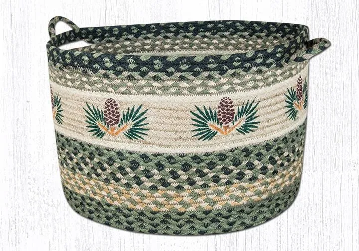 Pinecone Braided Jute Utility Baskets