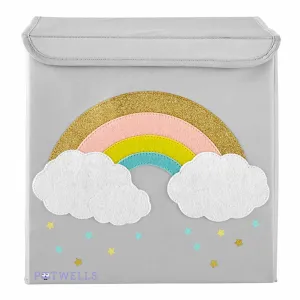 Potwells Storage Box - Rainbow Cloud