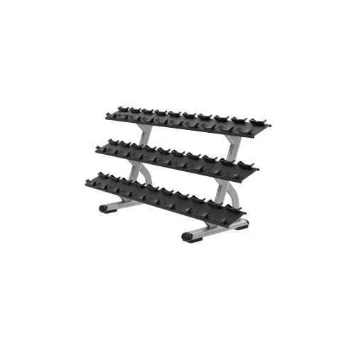 Precor Discovery Series 3 Tier, 15 Pair Dumbbell Rack (DBR0815)