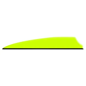 Q2i Fusion X-II Vanes Neon Yellow 3 in. 100 pk.