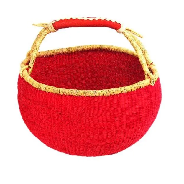 Red Harvest Bolga Ghana Basket