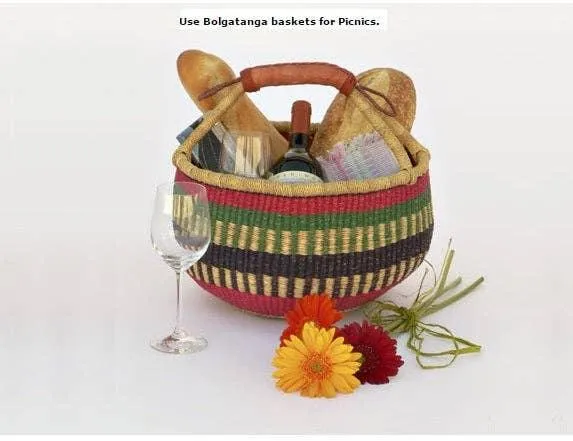 Red Harvest Bolga Ghana Basket