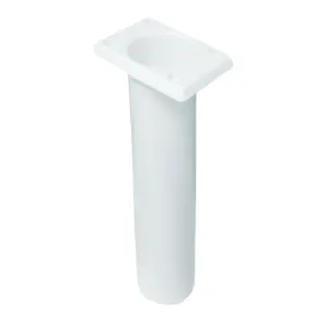 Rod Holder Rectangle 90 Degree White