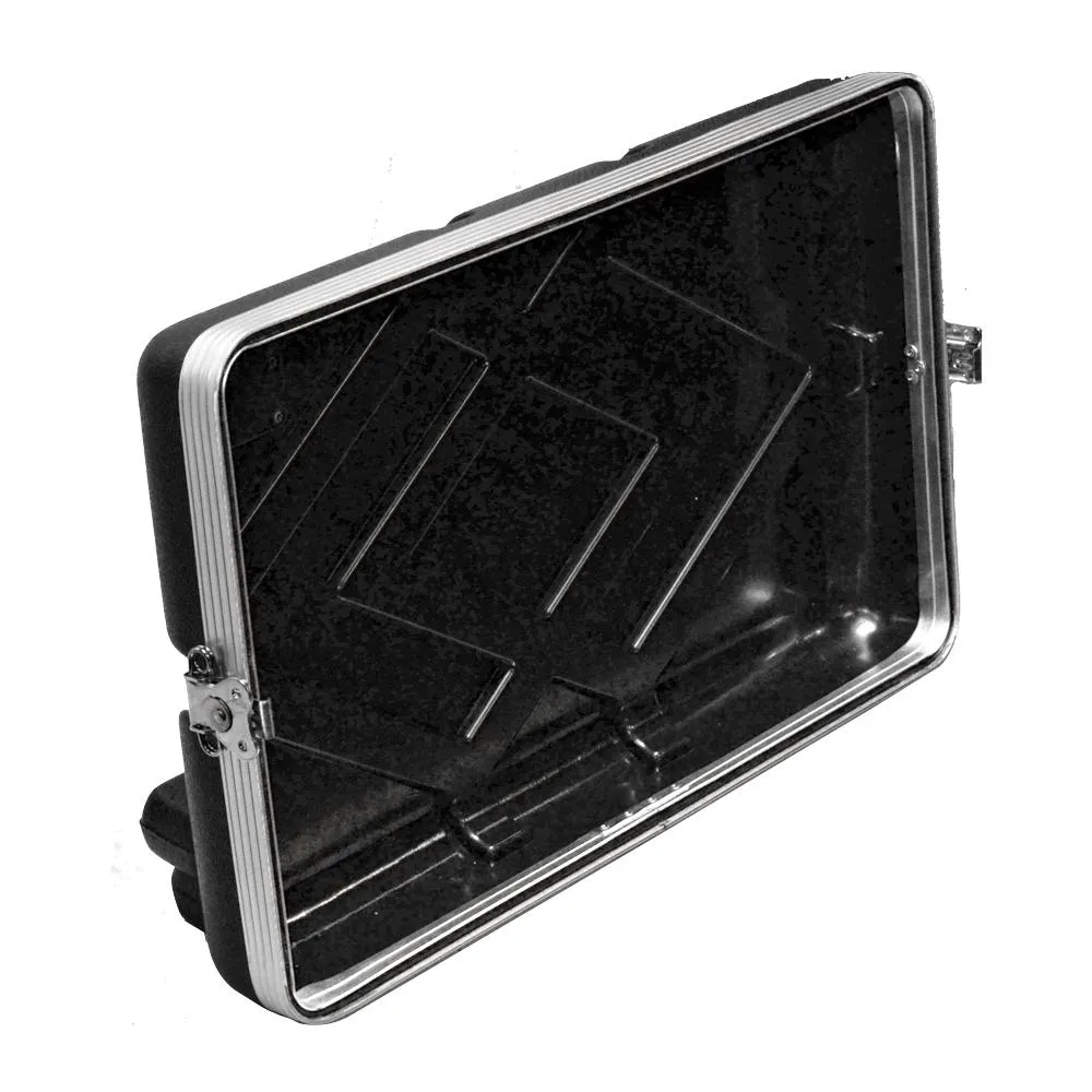 SALWR6S - Lightweight 6 Space Compact ABS Rack Case - 6U PA DJ Shallow Rack Case