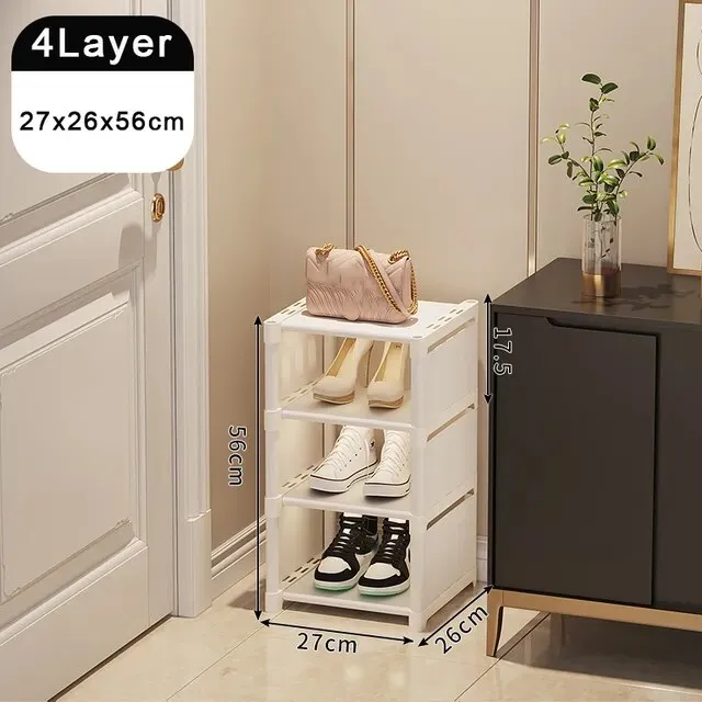 Shoe Rack Organize Multi-layer Adjustable Shoe Cabinet*