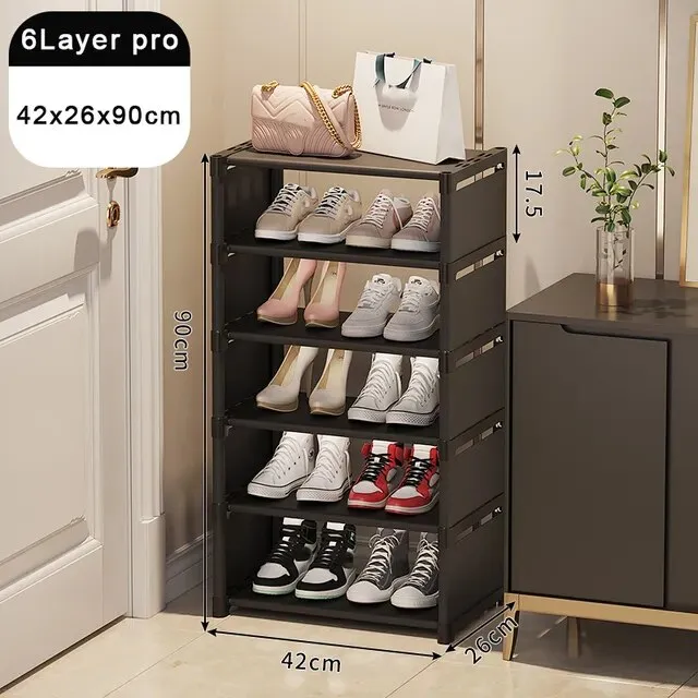 Shoe Rack Organize Multi-layer Adjustable Shoe Cabinet*