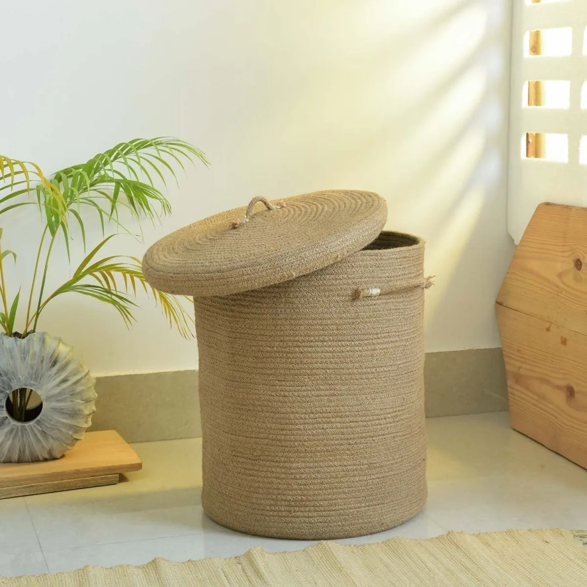 Sisal Laundry Basket