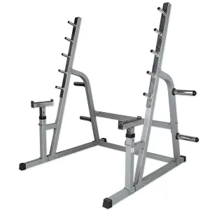 Squat - Bench Press Combo Rack w/ Plate Storage