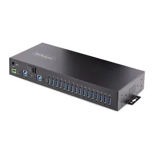 Startech 16-Port Industrial Usb 3.0 Hub - 5Gbps - Esd Protection - Up To 120W Usb Charging