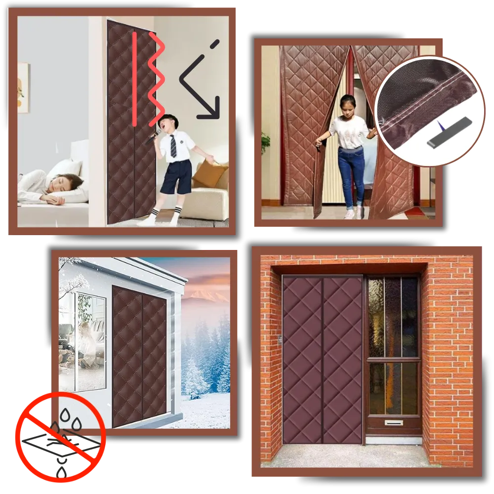 Stylish Thermal Efficient Door Curtain