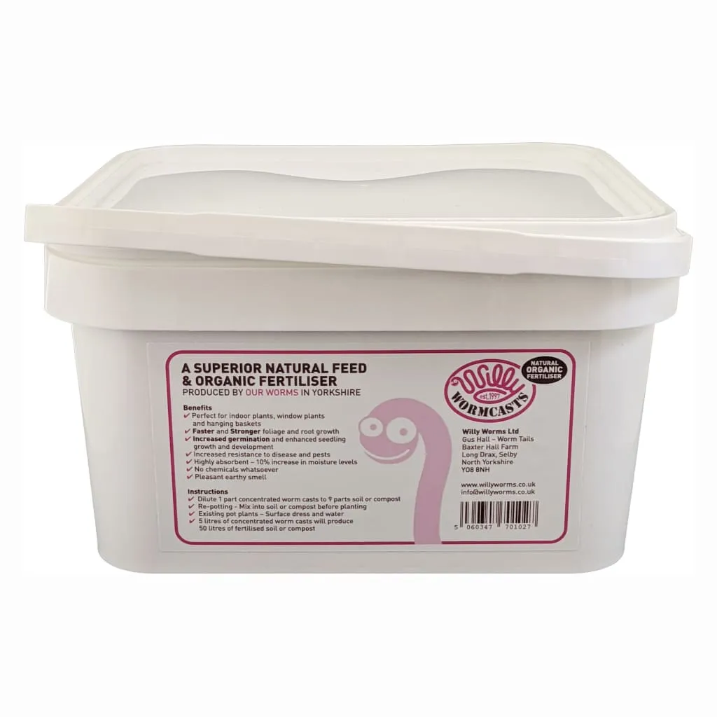 Superfine Pure Worm Casts 5 litre (handy pack)