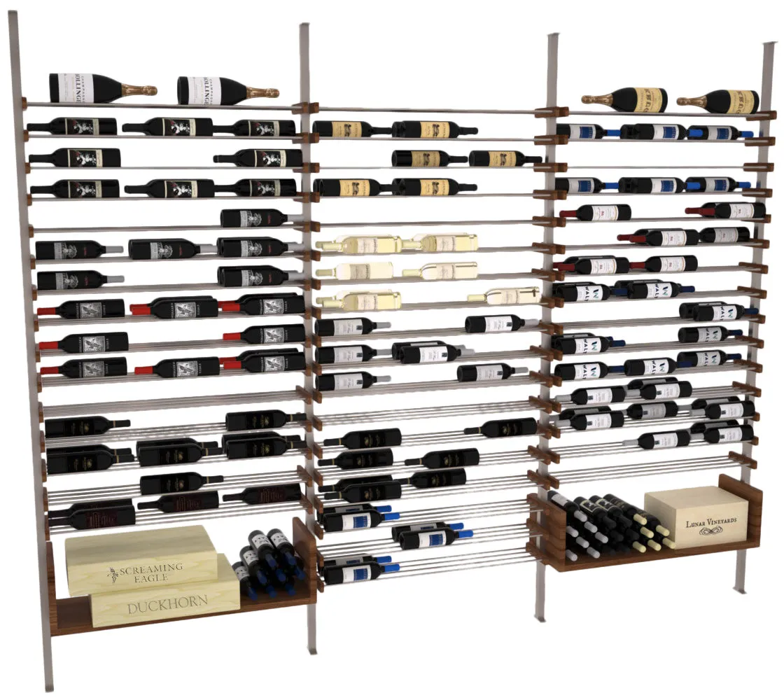 The U-Shelf Wine Rack, Three Bottles