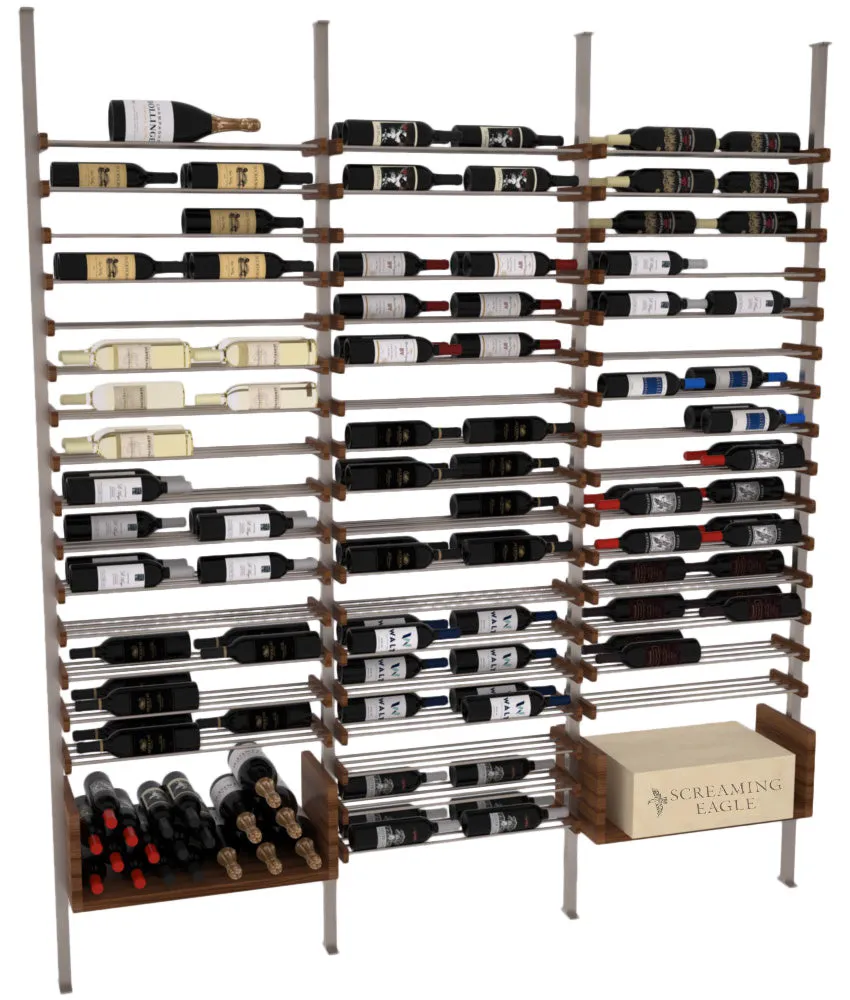 The U-Shelf Wine Rack, Three Bottles