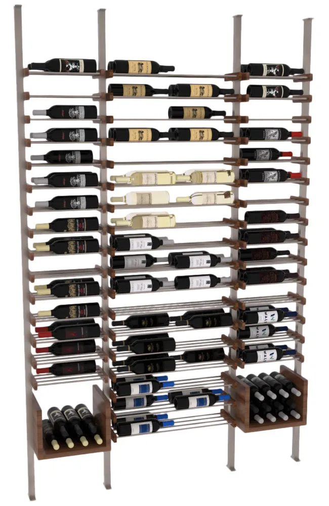 The U-Shelf Wine Rack, Three Bottles