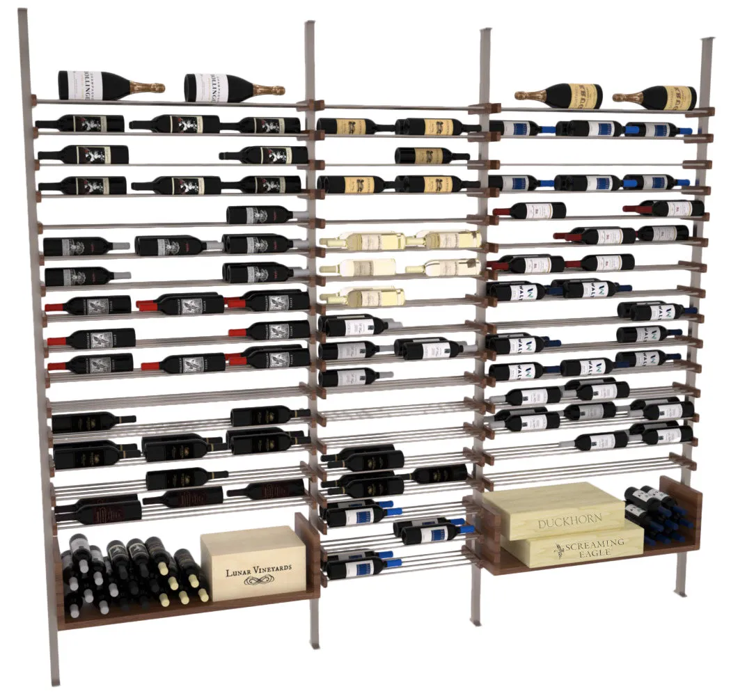 The U-Shelf Wine Rack, Three Bottles