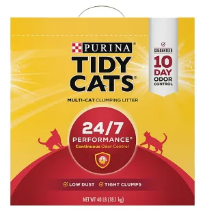 Tidy Cats 7023001669 Cat Litter, 35 lb Capacity, Gray/Tan, Granular Pail :EA: QUANTITY: 1