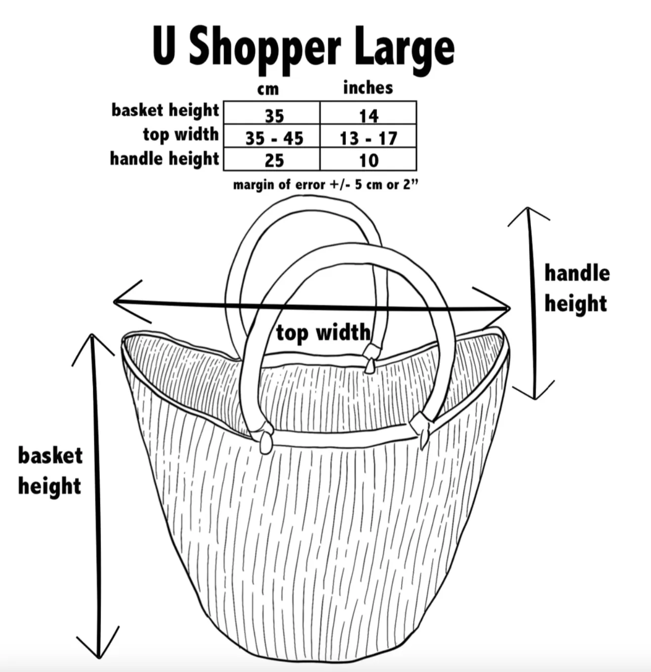 U Shopper Large Baskets