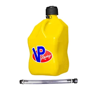 VP Racing Motorsports Container - Square - 5.5 Gallon - Yellow w/Hose