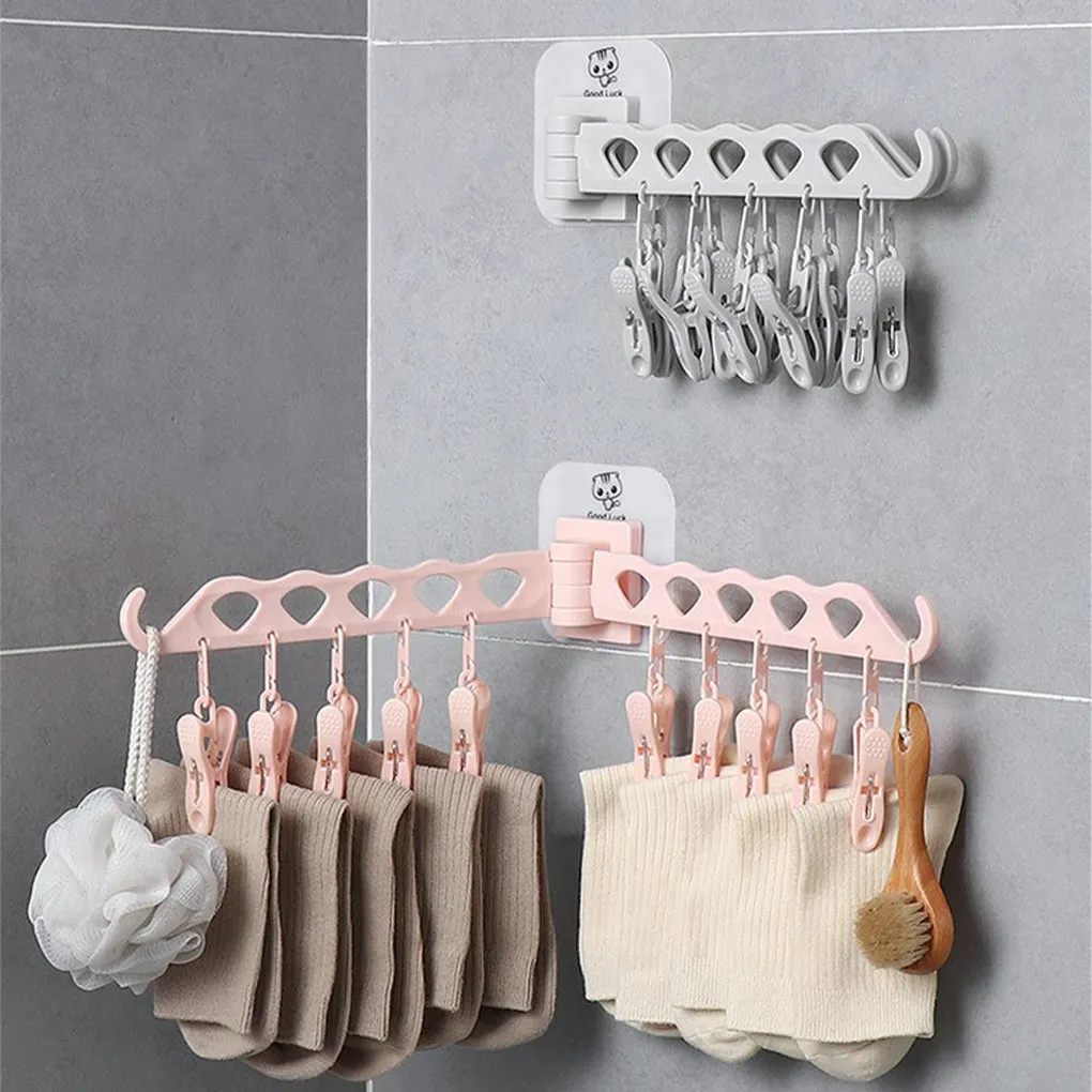 WALL MOUNTED CLOTHES DRYING RACK