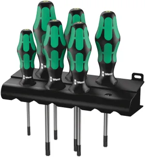 Wera 138250 6pc 367/6 TORX¨ BO Kraftform Plus Screwdriver Set