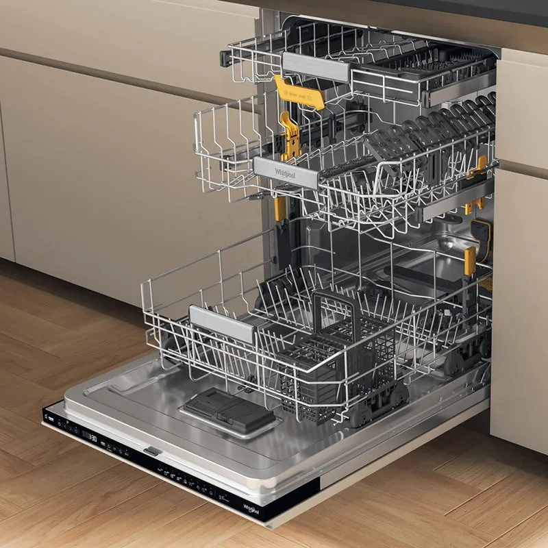 Whirlpool 14 Place Built-In Standard Dishwasher - Black | W8IHP42LUK