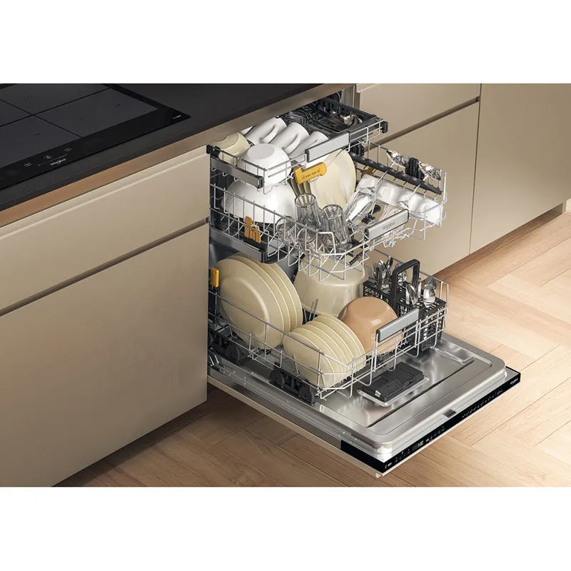 Whirlpool 14 Place Built-In Standard Dishwasher - Black | W8IHP42LUK