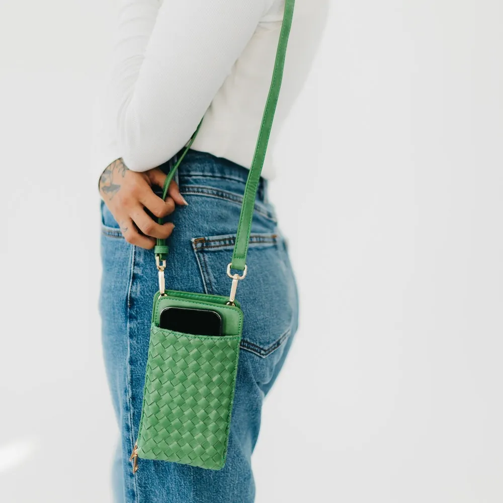 Woven Double Duty Phone Bag